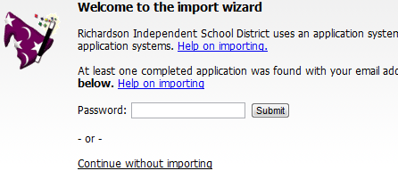 importpassword